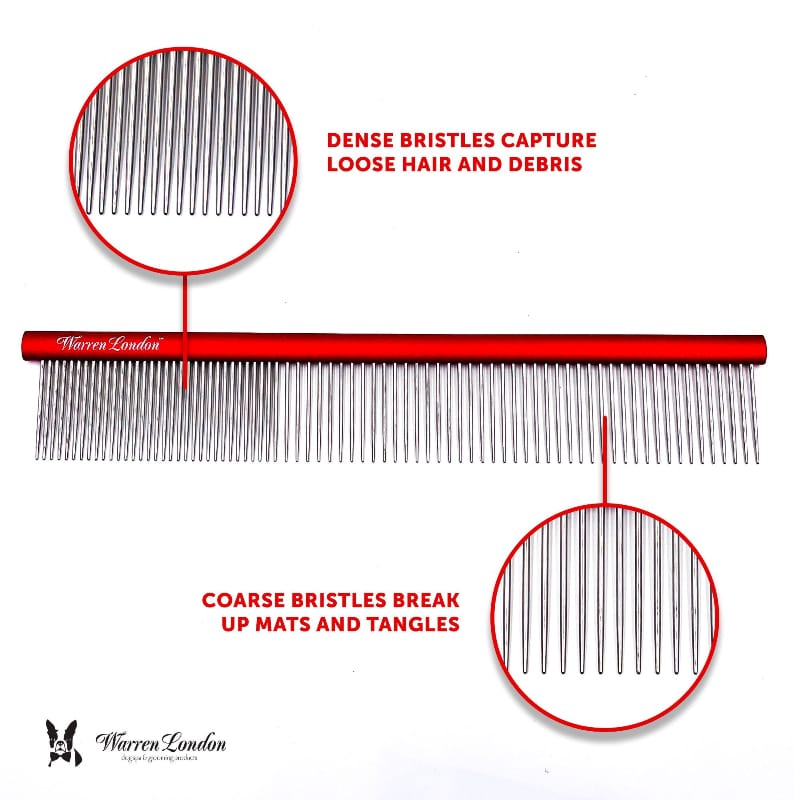 Warren London Pet Combs & Brushes Detangling Strong Comb