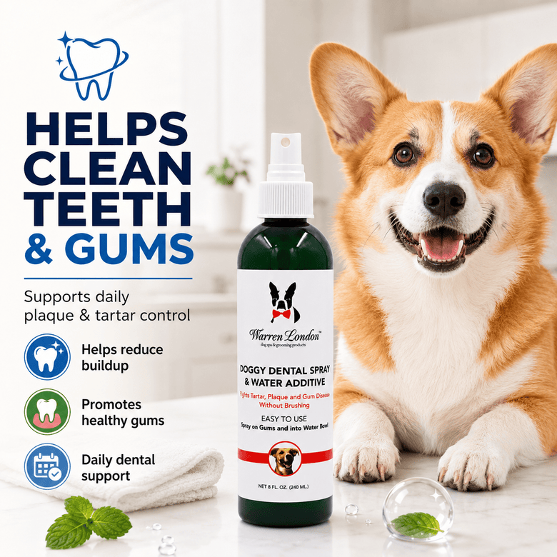 Warren London Spa Product Doggy Dental Spray & Water Additive