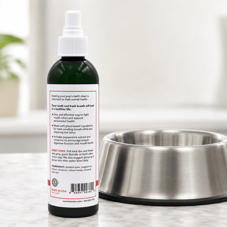 Warren London Spa Product Doggy Dental Spray & Water Additive