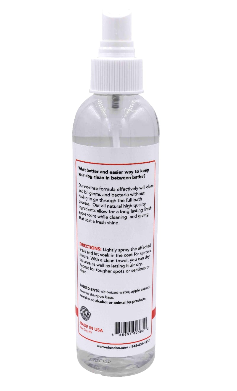 Warren London Dog Shampoo Dry & Waterless Deep Cleaning Shampoo