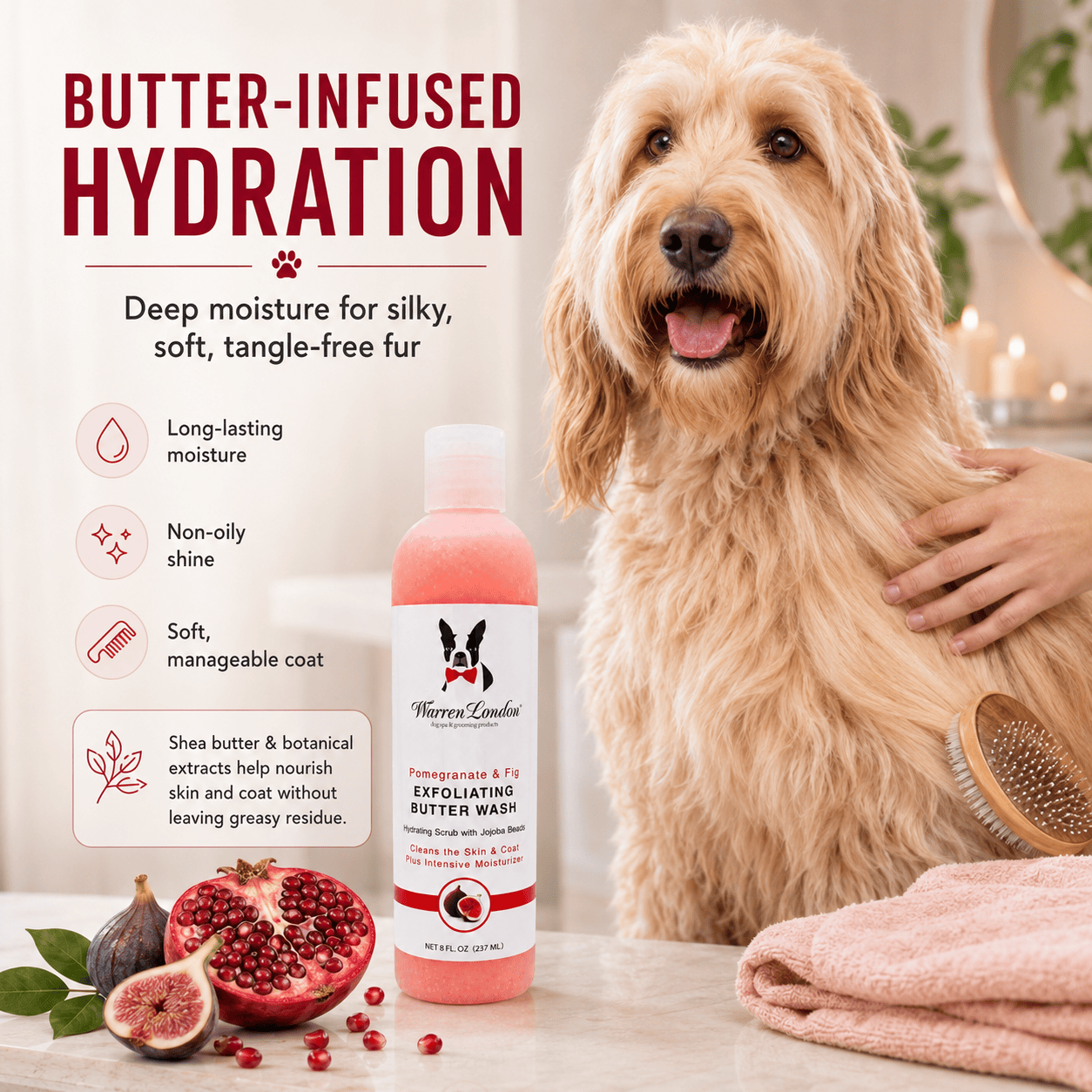 Warren London Spa Product Exfoliating Butter Wash - 2 Scents