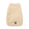 FuzzYard SWEATERS Sz 1 Soft Beige Teddy Wrap Fleece Dog Vest