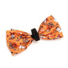 Howdyween Orange Spooky Western Bow Tie Pet Collar Attachment - 2 Sizes