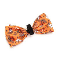 Howdyween Orange Spooky Western Bow Tie Pet Collar Attachment - 2 Sizes