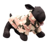 Pink Camo Quarter Zip Warm Faux Sherling Dog Pullover