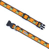 Halloween Season Orange Frank Dog Collar - Size XL