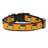 Halloween Season Orange Frank Dog Collar - Size XL