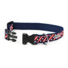 The Worthy Dog Leashes Stars and Stripes Patriotic Red White Blue Dog Collar