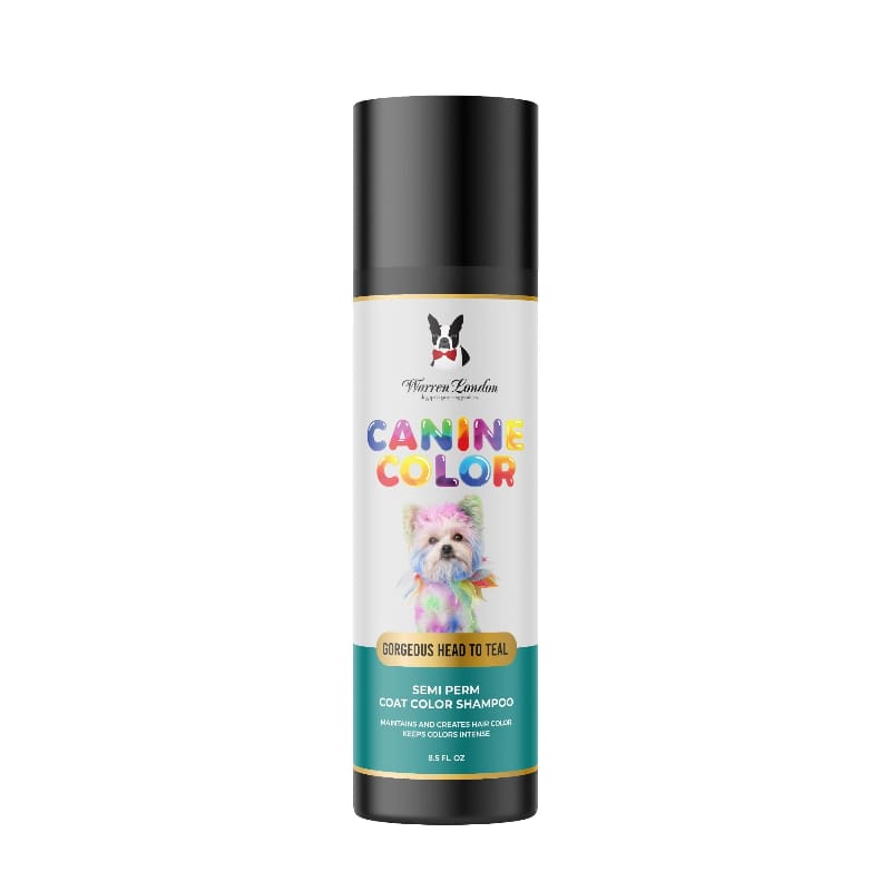 Warren London Spa Product Teal Canine Color Semi Perm Coat Color Shampoo for Dogs