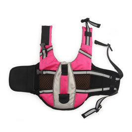 AE-PGS Jackets XS Pet Life Vest Harness Jacket with Handle Pink