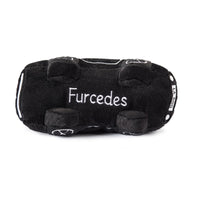 Furcedes Car Black Squeaker Plush Squeaky Dog Toy