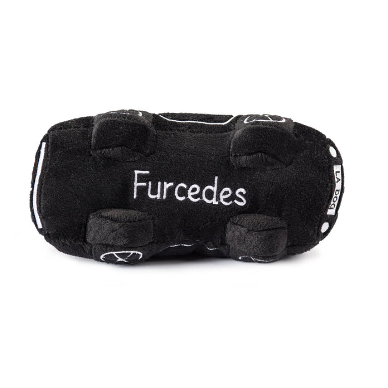 Furcedes Car Black Squeaker Plush Squeaky Dog Toy