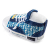 Dog-ior High-Top Blue Tennis Shoe Plush Squeaky Dog Toy