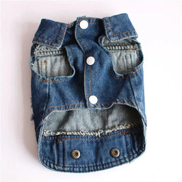AE Jackets Dark Denim Pet Vest With Pockets