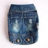 AE Jackets XS Dark Denim Pet Vest With Pockets