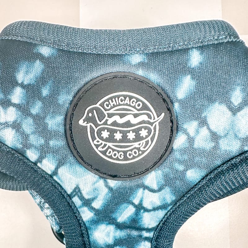 Chicago Dog Co. Pet Collars & Harnesses Denim Tie Dye Harness