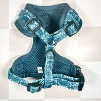 Chicago Dog Co. Pet Collars & Harnesses Denim Tie Dye Harness