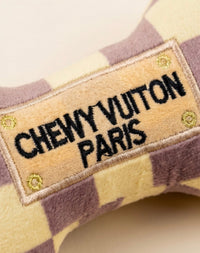 Checker Chewy Bone Plush Squeaky Dog Toy - 3 Sizes
