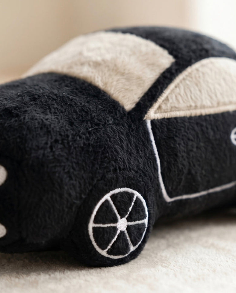 Furcedes Car Black Squeaker Plush Squeaky Dog Toy