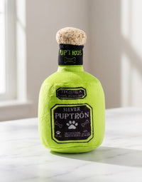 Puptron Tequila Green Plush Squeaky Dog Toy