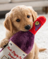 Cavalier Sauvignon Napaw Valley Plush Squeaky Dog Toy