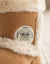 Pugg Boot Brown Plush Squeaky Dog Toy