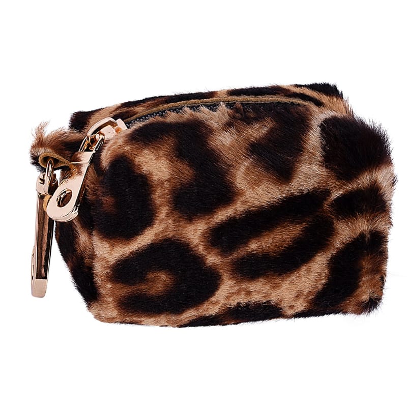 PoisePup Collars-Leashes Dog Waste Bag Holder - Wildest One Leopard