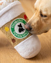Starbarks Pupkin Spice Latte Fall Season Plush Squeaky Dog Toy - 2 Sizes