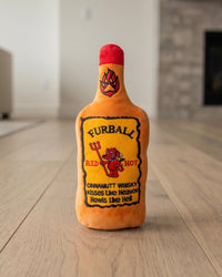 Furball Cinnamutt Bottle Plush Squeaky Dog Toy