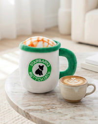 Starbarks Muttchiato Mug Plush Squeaky Dog Toy