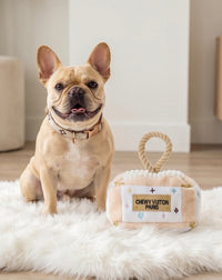 White Chewy Trunk Interactive Activity House Rope Dog Toy Set - 4Pc