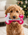 Puppermint Bone Original (Merry Christmas) Plush Squeaky Holiday Dog Toy