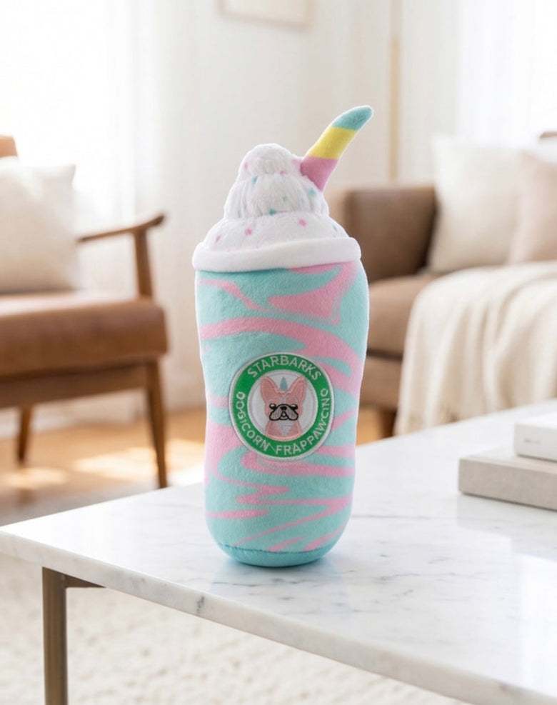 Starbarks Dogicorn Frapawccino Plush Squeaky Dog Toy