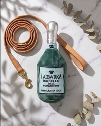 LaBarka Pawsecco Plush Squeaky Dog Toy