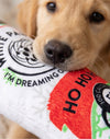 White Paw Howliday Christmas Plush Squeaky Dog Toy