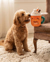 Pupkin Spice Latte Mug Plush Squeaky Fall Season Dog Toy