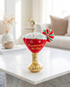 Puppermint Muttini Red Holiday Plush Squeaky Dog Toy