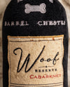 Woof Reserve Cabarknet Bottle Plush Squeaky Dog Toy
