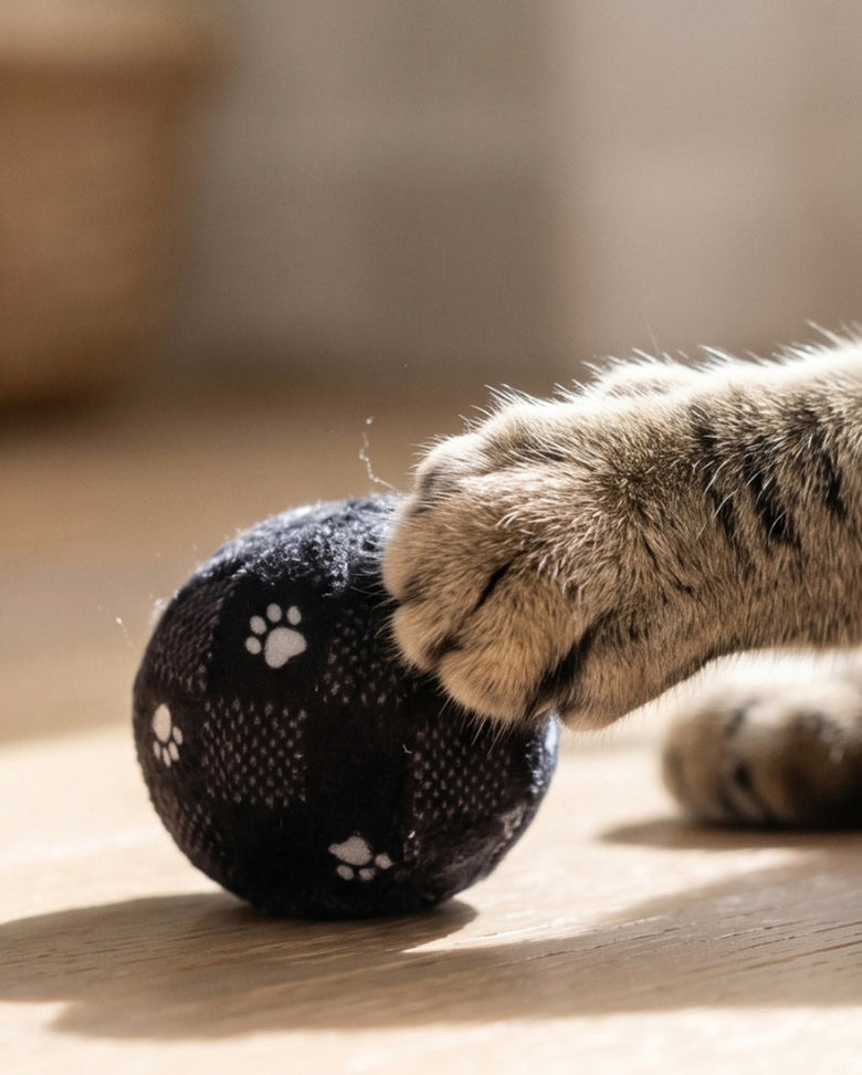 Kitty V Balls (Checker) Cat Toy Set - 3 Pc