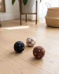 Kitty V Balls (Checker) Cat Toy Set - 3 Pc