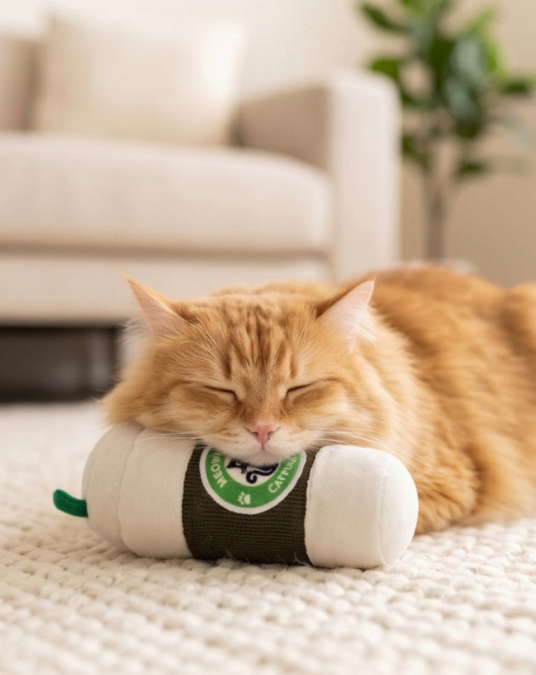 Meowbucks Coffee Cups Cat Toy Set - 2 Pc