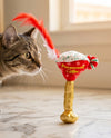 White Paw & Cattini Stocking Stuffers Christmas Holiday Cat Toy Set - 2Pk
