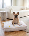 White Chewy Posh Comfy Pet Bed