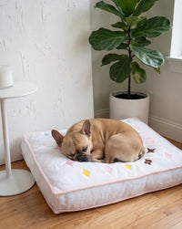 White Chewy Posh Comfy Pet Bed