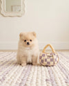 Checker Chewy Handbag Plush Squeaky Dog Toy - 3 sizes