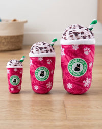 Starbarks Original Puppermint Mocha Christmas Holiday Plush Squeaky Dog Toy - 3 Sizes