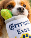 Grrrona Extra Can with Cute Garnish Plush Squeaky Dog Toy