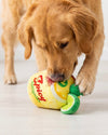 Spicy Muttgarita with Lime Plush Squeaky Dog Toy