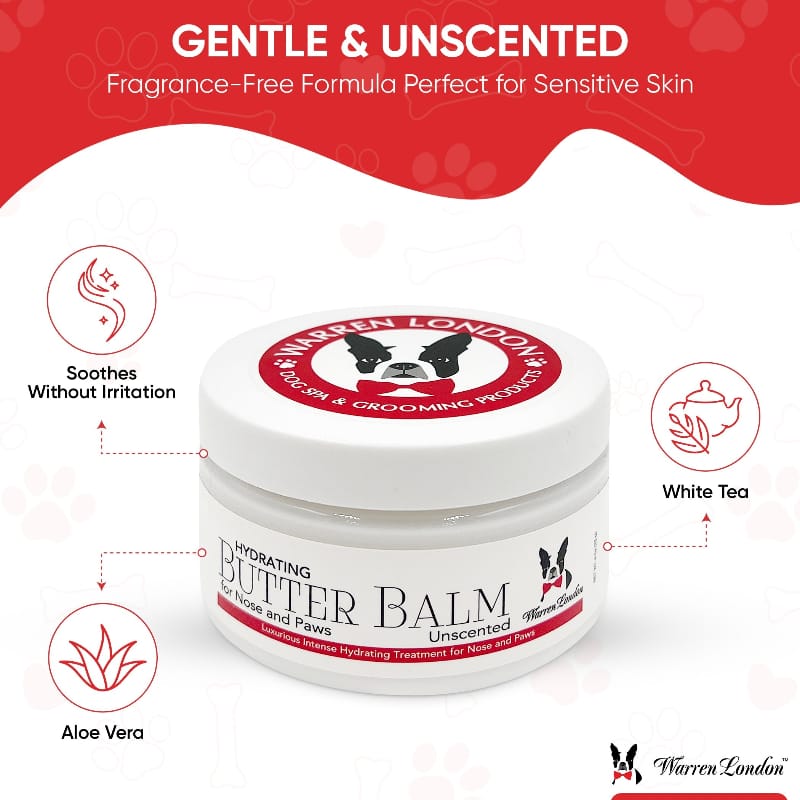 Warren London Spa Product Hydrating Butter Balm - For Nose and Paws