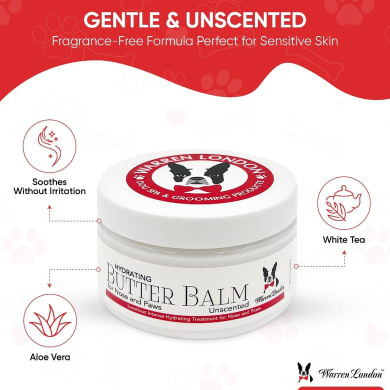 Warren London Spa Product Hydrating Butter Balm - For Nose and Paws